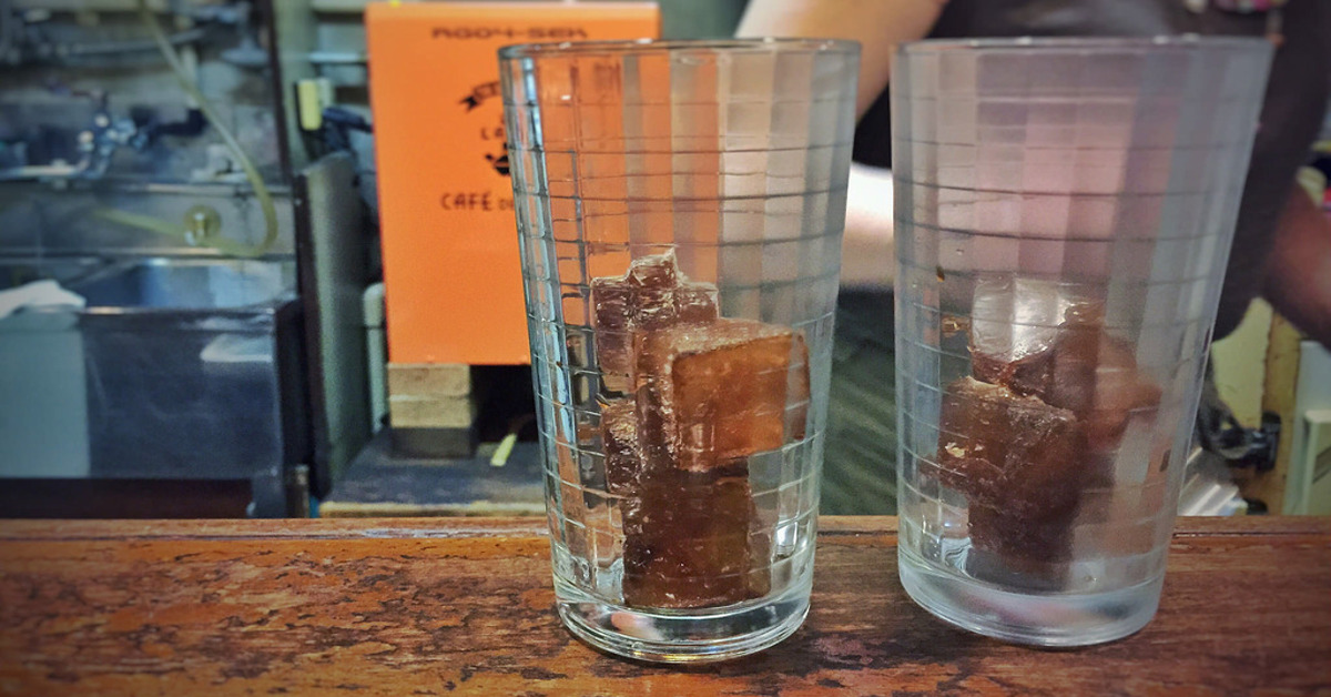 iced coffee cubes ice trays