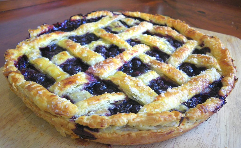 easy blueberry pie