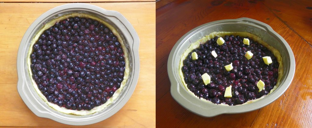 easy blueberry pie
